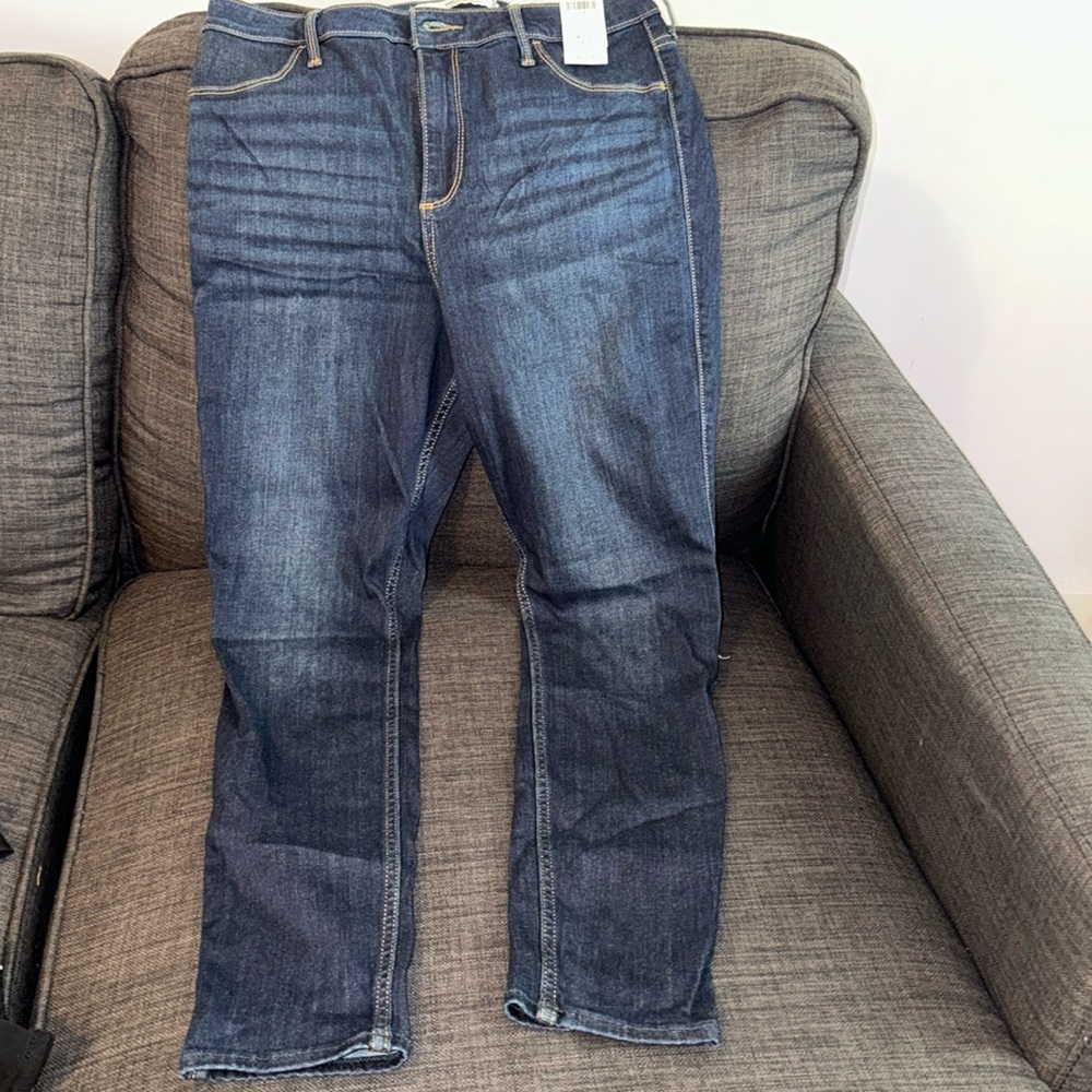 Hollister Blue Denim Curvy High-Rise Jean Legging